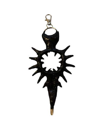 Black Eclipse Talisman Keychain