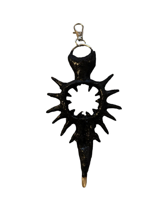 Black Eclipse Talisman Keychain