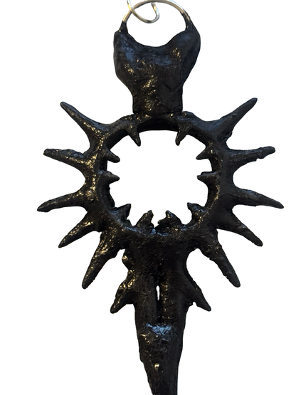 Black Eclipse Talisman Keychain