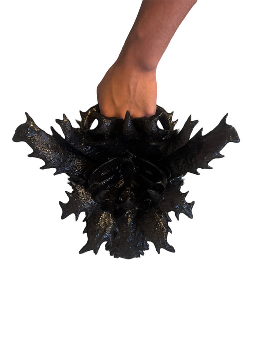 Black Thorn Flower Bag