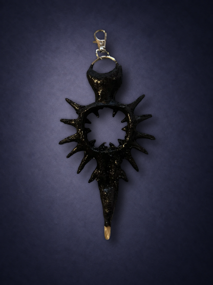 Black Eclipse Talisman Keychain