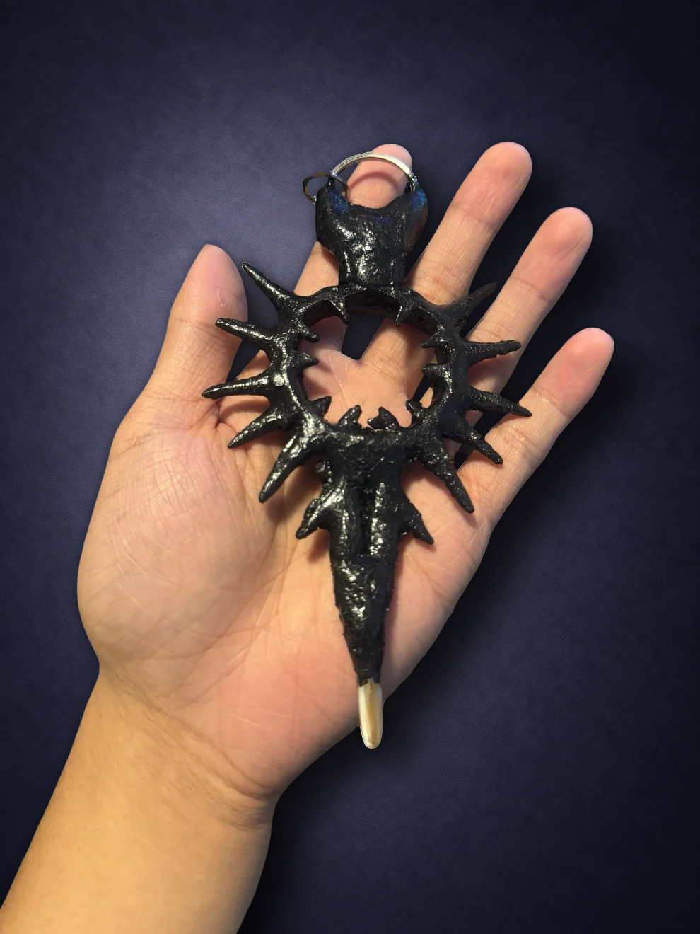 Black Eclipse Talisman Keychain