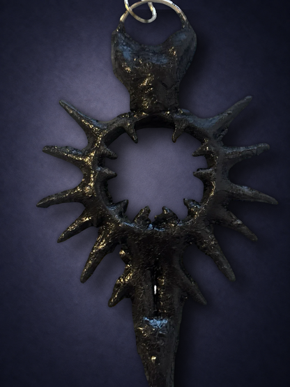Black Eclipse Talisman Keychain