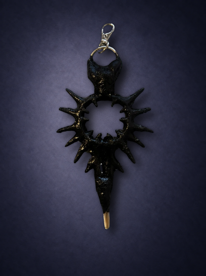 Black Eclipse Talisman Keychain